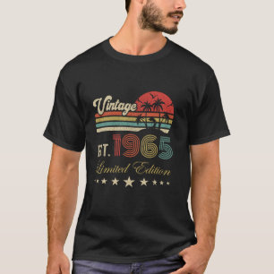 Camiseta 59 cumpleaños nacido en 1965 edición limitada de v