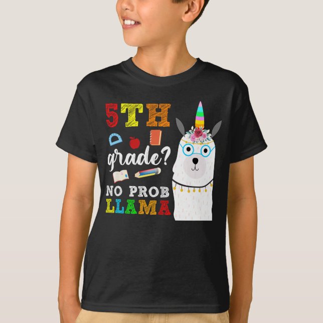 Camiseta 5.ª clase sin llama de prob (Anverso)