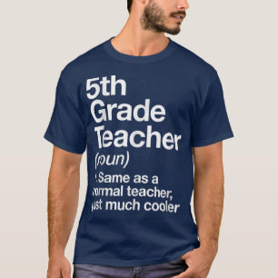 Camiseta 5.ª Definición Gradual De Maestra Divertida De Vue