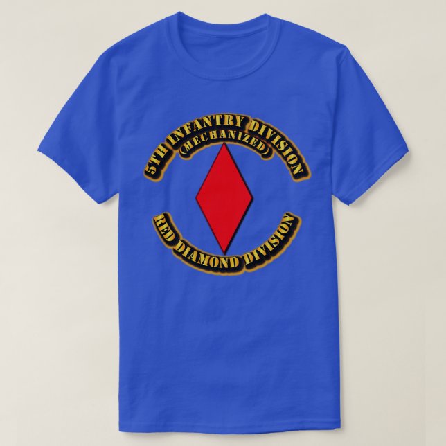 Camiseta 5.ª División de Infantería División del Diamante R (Diseño del anverso)