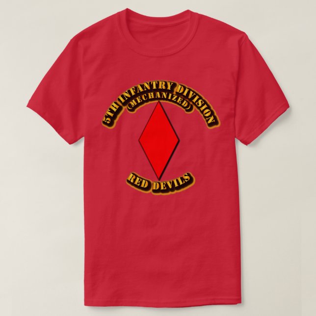 Camiseta 5.ª División de Infantería Red Devils (Diseño del anverso)