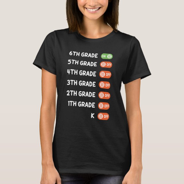 Camiseta 5.ª graduada Próxima escuela secundaria (Anverso)