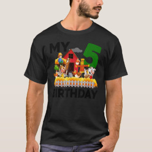 Camiseta 5.ª granja de criadores de gallinas de bovino