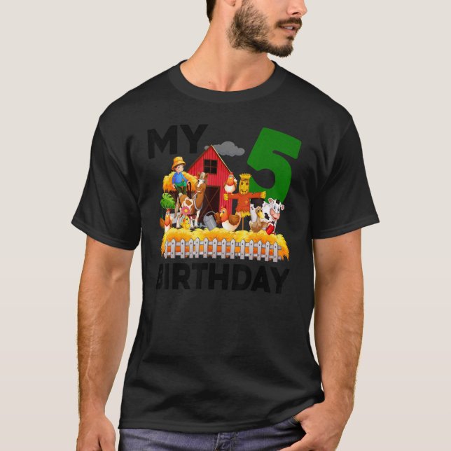 Camiseta 5.ª granja de criadores de gallinas de bovino (Anverso)