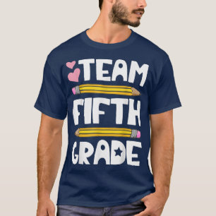 Camiseta 5.ª Maestra Camisas Equipo Quinto Grado Profesor 