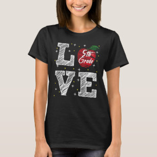 Camiseta 5.º Amor De Grado Con Apple