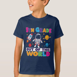 Camiseta 5.º astronauta escolar