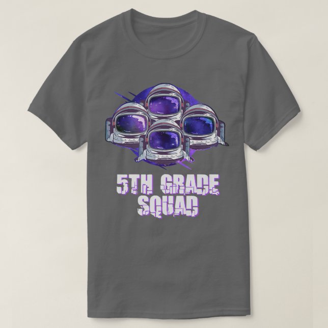 Camiseta 5.º Colegio De Niños Se Escuadrón De Vuelta A Astr (Diseño del anverso)