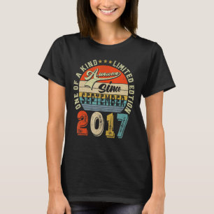 Camiseta 5.º cumpleaños 5 años de edad increíble desde sept