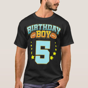 Camiseta 5.º Cumpleaños De Los Niños De 5 Años Regalo