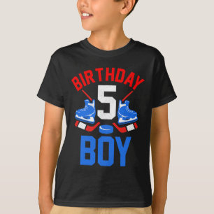 Camiseta 5.º Cumpleaños Para Los Chicas Niños De 5 Años Hoc