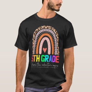 Camiseta 5.º equipo de profesores de arco iris Quinto grado