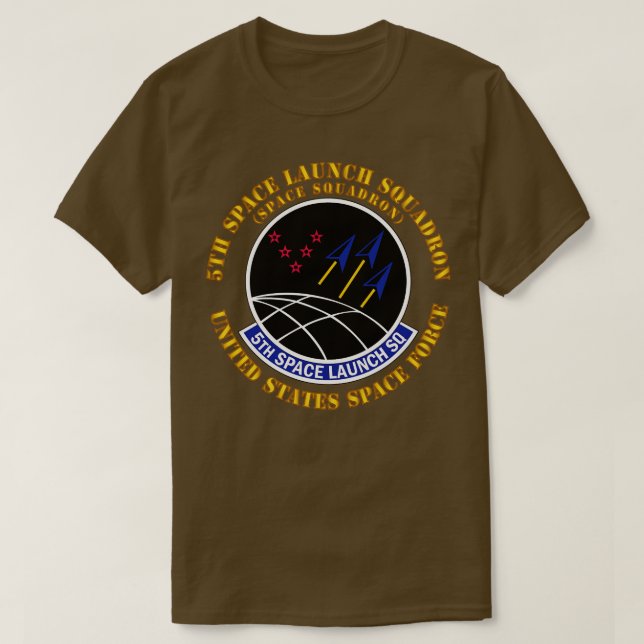 Camiseta 5.º Escuadrón de Lanzamiento Espacial (Diseño del anverso)