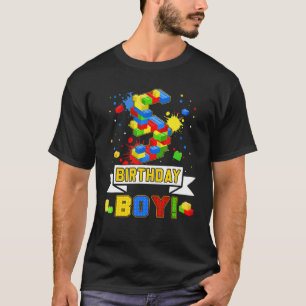 Camiseta 5.º Generador Maestro de Cumpleaños Construcción d