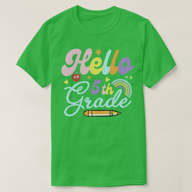 Camiseta 5.º grado 3 (Diseño del anverso)