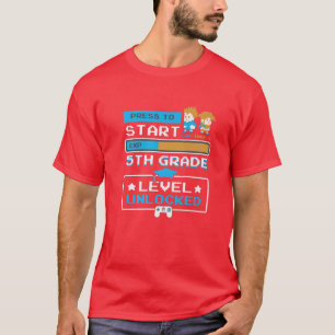 Camiseta 5.º Grado De Diseño De Los Amantes De Videojuego