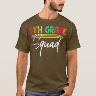 Camiseta 5.º Grado De Escuadrón De Quinto Grado De Vuelta A