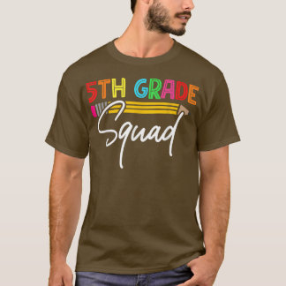 Camiseta 5.º Grado De Escuadrón De Quinto Grado De Vuelta A