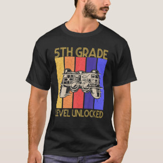 Camiseta 5.º Grado De Jugador De Vídeo Desbloqueado De Vuel