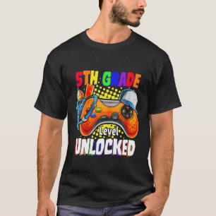 Camiseta 5.º Grado De Jugador De Vídeo Desbloqueado De Vuel