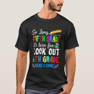 Camiseta 5.º Grado es divertido ver a un profesor de sexto