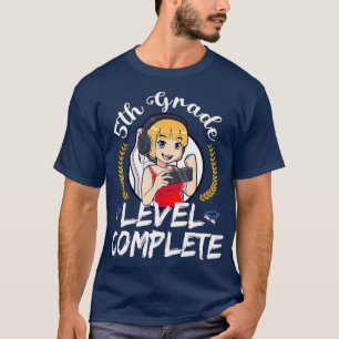 Camiseta 5.º Grado Finalizado Anime De Graduación 2021
