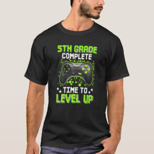 Camiseta 5.º Grado Tiempo Completo De Graduación De Juegos
