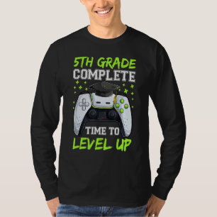 Camiseta 5.º Grado Tiempo Completo Para Elevar El Graduado 