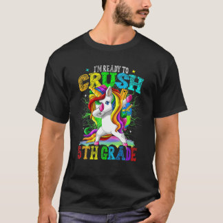 Camiseta 5.º Grado Unicornio De Vuelta A La Escuela