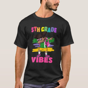 Camiseta 5.º Grado Vibes Dabbing Boys De Vuelta A La Escuel