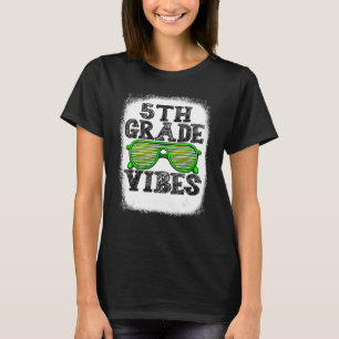 Camiseta 5.º Grado Vibes De Vuelta A La Escuela Niños