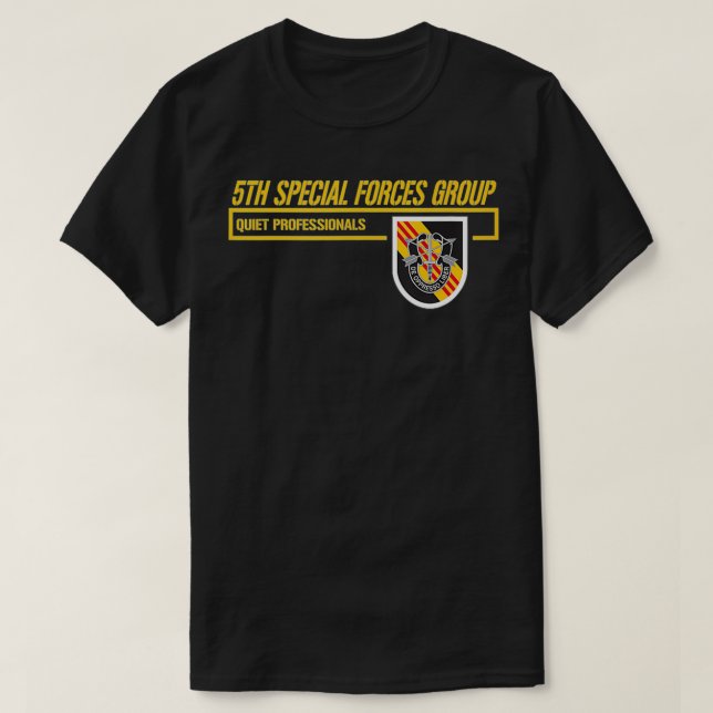 Camiseta 5.º Grupo de Fuerzas Especiales (5º SFG) (Diseño del anverso)