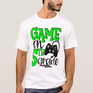 Camiseta 5.º Jugador De Grado Videojuegos Primer Día De La 