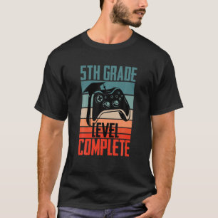 Camiseta 5.º Nivel De Juego De Grado Completado Para El Qui