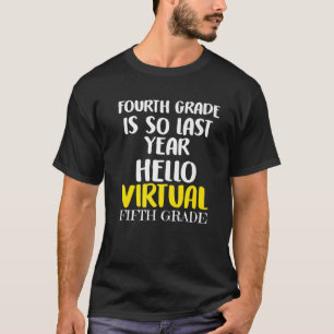 Camiseta 5.º Quinto Grado Escuela Virtual En Línea