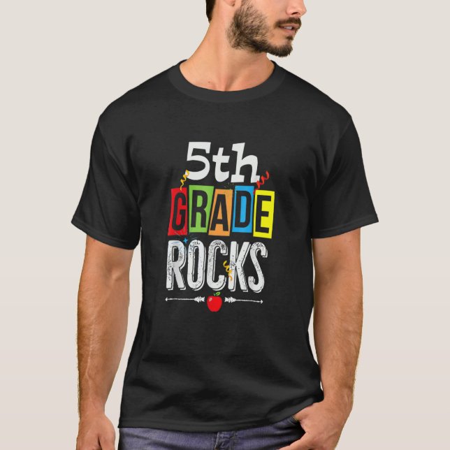 Camiseta 5.º Quinto Grado Vuelve A La Escuela (Anverso)