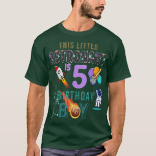 Camiseta 5.º regalo de cumpleaños Astronauta Astronauta de 