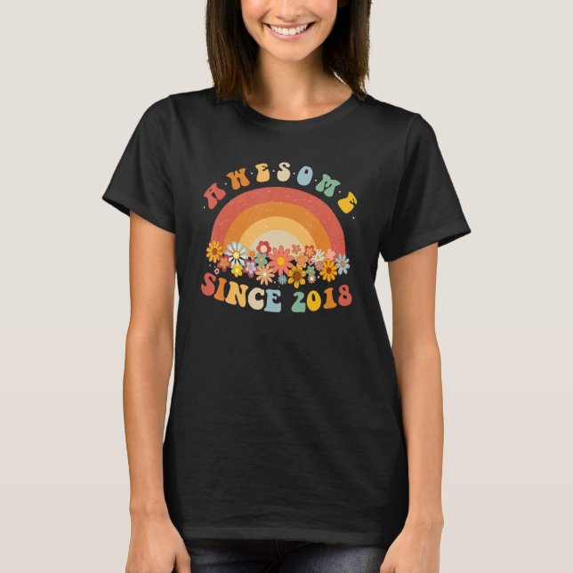 Camiseta 5.º regalo de cumpleaños increíble desde 2018 5 añ (Anverso)