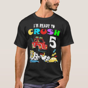 Camiseta 5.º Regalo de cumpleaños Niños que estoy listo par