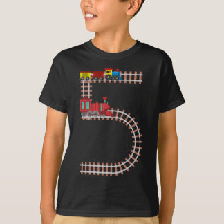 Camiseta 5.º tema del tren de cumpleaños regalo para niños