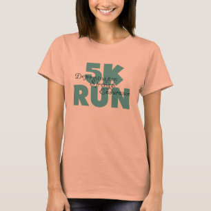 Camiseta 5.000 carreras de deportes verdes