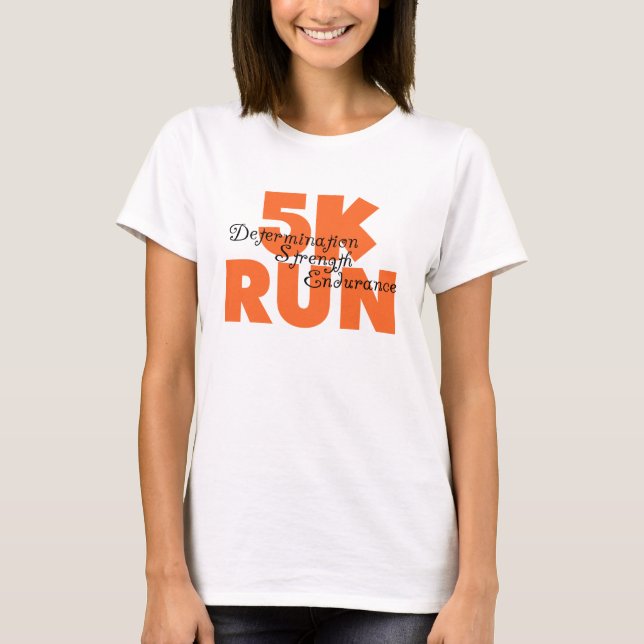Camiseta 5.000 Naranjas de ejecución (Anverso)