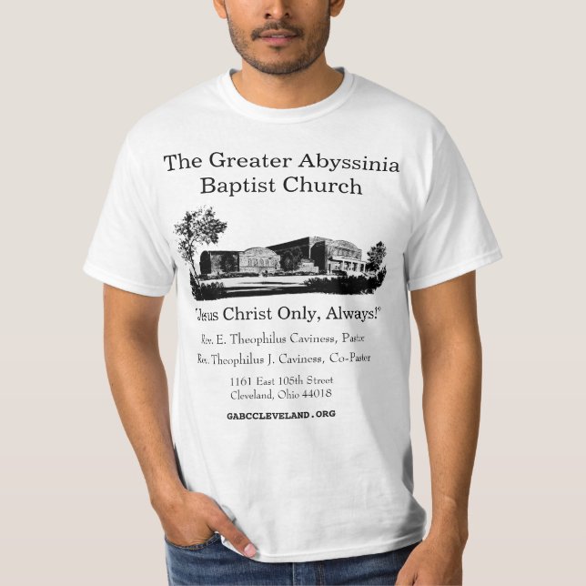 Camiseta 5:1 de los romanos de GABC (Anverso)