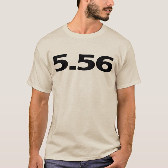 Camiseta 5,56 Arma AR15 (Anverso)