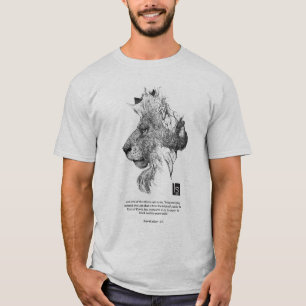 Camiseta 5:5 de la revelación - Jesús, león, la tribu de