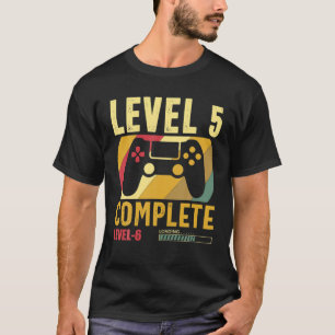 Camiseta 5 años Boda aniversario 5 años matrimonio nivel