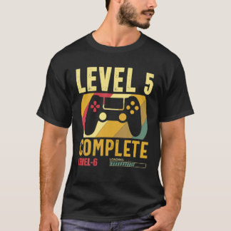 Camiseta 5 años Boda aniversario 5 años matrimonio nivel 5