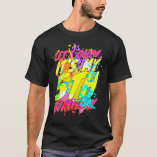 Camiseta 5 años vamos a brillar Fiesta 5 cumpleaños es mi