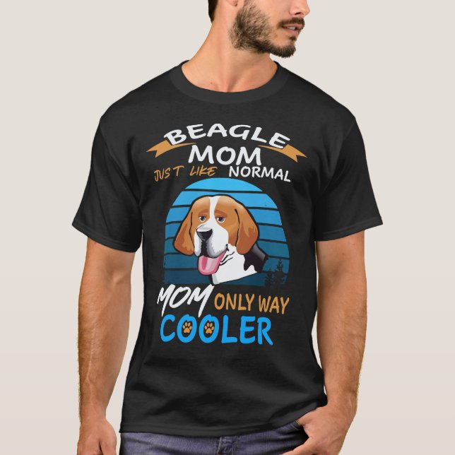 Camiseta 5 Beagle Mamá Refrescante Beagle (Anverso)