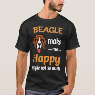 Camiseta 5 Beagle Me Hacen Feliz